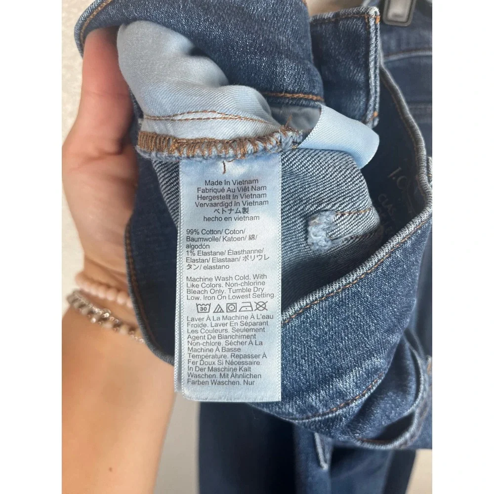 J. Crew Classic Wide-Leg Jean in All-Day Stretch Portside Azure Wash Size‎ 30